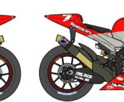 1:12 Yamaha YZR-M1 '04 No.7/No.33