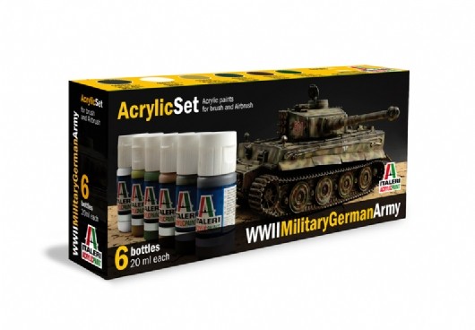 Produkt anzeigen - Acryl Set WWll deutschen Armee-Militär 6x20ml