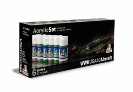 Acryl Set WWll USAAC Aircraft 6x20ml