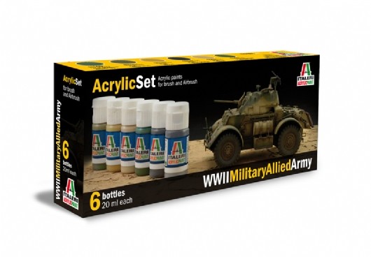 Produkt anzeigen - Acryl Set WWll Allied Military Armee 6x20ml