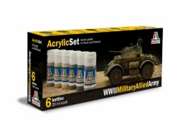 Acryl Set WWll Allied Military Armee 6x20ml