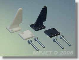 Lever Ruder klein - schwarz / Paket 2pcs /