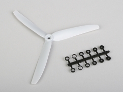 GWS EP Propeller 9x5 grau 3-Blatt-Unterstützung