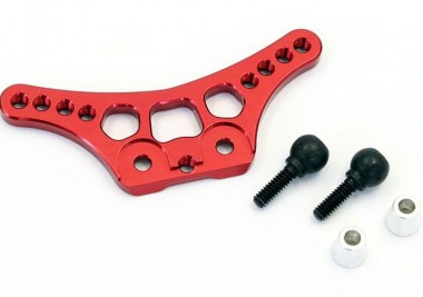 MBW-015R Aluminium Front Shock Stay - Red