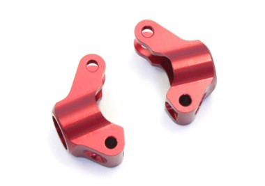 Mini-Z Buggy Aluminum Rear Hub Carrier (Red)