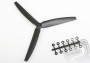 Propeller GWS 8x4 HD schwarz 3-Blatt