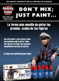 Andrea ACS-005 Blue Paint Set (6× 17 ml)