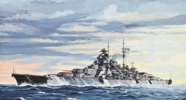 Schlachtschiff Bismarck 1:700