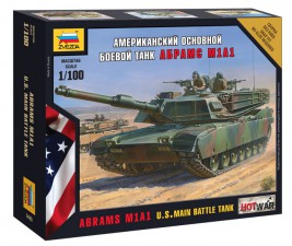 1:100 Abrams A1M1 U.S. Main Battle Tank