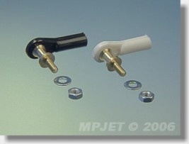 Kulový čep V1 M3/3 dlouhý (6 ks)