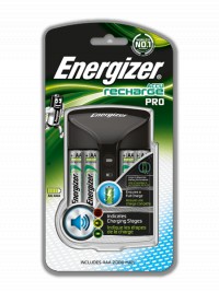 Energizer Accu Recharge PRO + AA 2000mAh Batteries (4pcs)