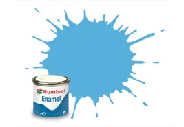 Barva Humbrol emailová č. 047 – Sea Blue Gloss (14 ml)