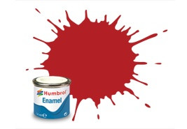Barva Humbrol emailová č. 153 – Insignia Red Matt (14 ml)