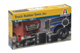 1:24 Truck Rubber Tyres (8 pcs)