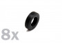 1:24 Truck Rubber Tyres (8 pcs)