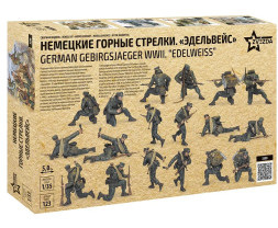 1:35 German Gebirgsjäger WWII ″Edelweiss″