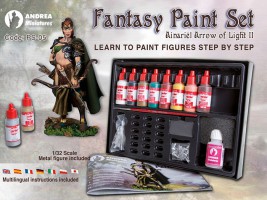 PS-05 Andrea Color Fantasy Paint Set with Metal Figure