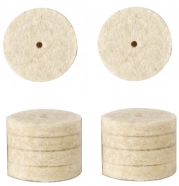 Felt Discs 22x4mm (10pcs)