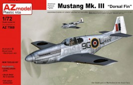 1:72 North American P-51B Mk.III ″Dorsal Fin″
