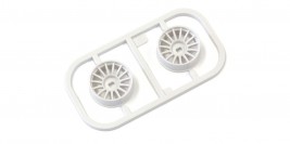 Mini-Z: Multi Wheel Narrow Offset 3.5 (White/AWD/2pcs)