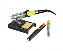 Pájecí pero 30 W se stojánkem, odsávačkou a bezolovnatou pájkou
