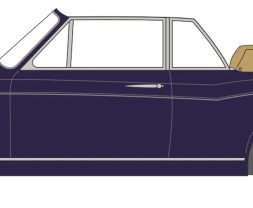1:43 Rolls-Royce Corniche Convertible Open Indigo Blue