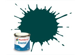 Barva Humbrol emailová č. 239 – British Racing Green Gloss (14 ml)