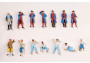 Hermione La Fayette: Set of 14 Metal Figures