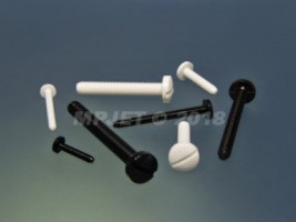 Polyamidový šroub M3×15, černý (4 ks)