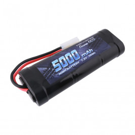 Gens Ace 5000mAh 7.2V NiMH Battery w/ Tamiya Plug