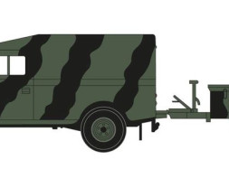 1:76 LWB Land Rover and Trailer (Hard Top)