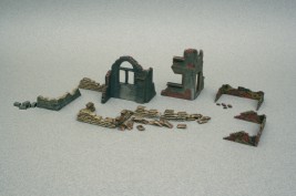1:72 ons Wargames Mauern und Ruinen