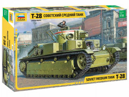 1:35 T-28 Soviet Medium Tank