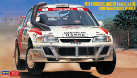 1:24 Mitsubishi Lancer Evolution III, 1996 Safari Rally Winner