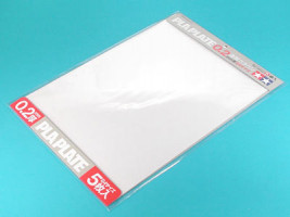 Tamiya B4 Transparent Pla-Plate 0.2 mm (5 pcs)