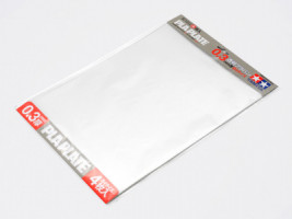 Tamiya B4 Transparent Pla-Plate 0,3 mm (4 pcs)