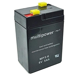 Pb akumulátor MULTIPOWER 6,0 V/5,0 Ah