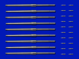 1:350 Metal 46cm Gun Barrels & Projectiles