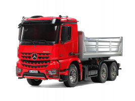 1:14 Mercedes-Benz Arocs 3348 6×4 Tipper Truck, Red/Silver (stavebnice)