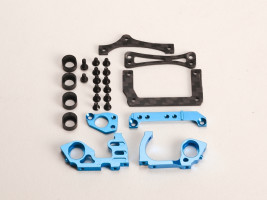 PN Racing Mini-Z V5 LCG 98mm Motor Mount (Blue)