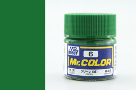 Barva Mr. Color akrylová č. 006 – Green (10 ml)