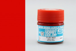 Barva Hobby Color akrylová č. 013 – Matt Red (10 ml)