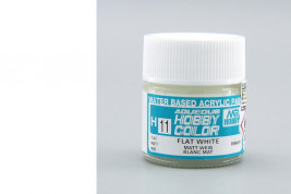 Barva Hobby Color akrylová č. 011 – Flat White (10 ml)