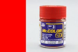 Barva Mr. Color GX akrylová č. 3 – Hermann Red (18 ml)