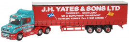 1:148 Scania T Cab Box Curtainside J H Yates & Sons