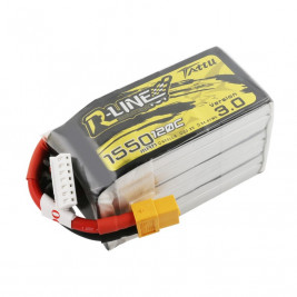 GENS ACE LIPO TATTU R-Line FPV serie - 6S 1550mAh 22.2V 6S1P (120C) Version 3.0