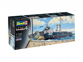 1:144 US Navy Landing Ship Medium (Bofors 40mm Gun)