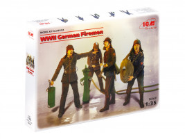 1/35 German Fireman (WWII), 4 figurky