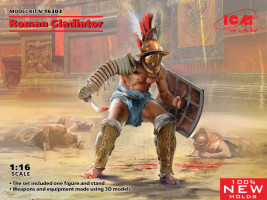 1:16 Roman Gladiator (1 fig. and stand)