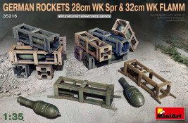 1:35 German Rockets 28cm WK Spr and 32cm WK Flamm